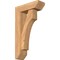 Ekena Millwork Westlake Slat Smooth Bracket w/ Offset Brace, Western Red Cedar, 5 1/2"W x 16"D x 28"H BKT0604X16X28WTL06SWR - alternate 1